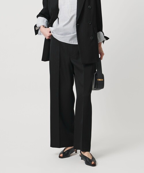 UNITED ARROWS(ユナイテッドアローズ)の「ギャバジン パンツ(スラックス・レディース・ネイビー/ブラック・36/38/34)」の1枚目の写真