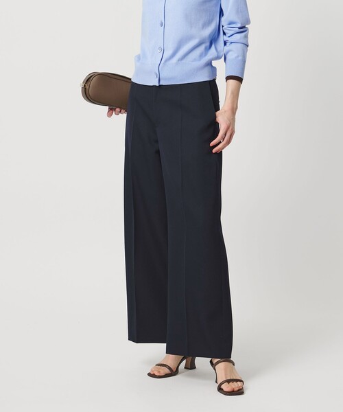 UNITED ARROWS(ユナイテッドアローズ)の「ギャバジン パンツ(スラックス・レディース・ネイビー/ブラック・36/38/34)」の3枚目の写真