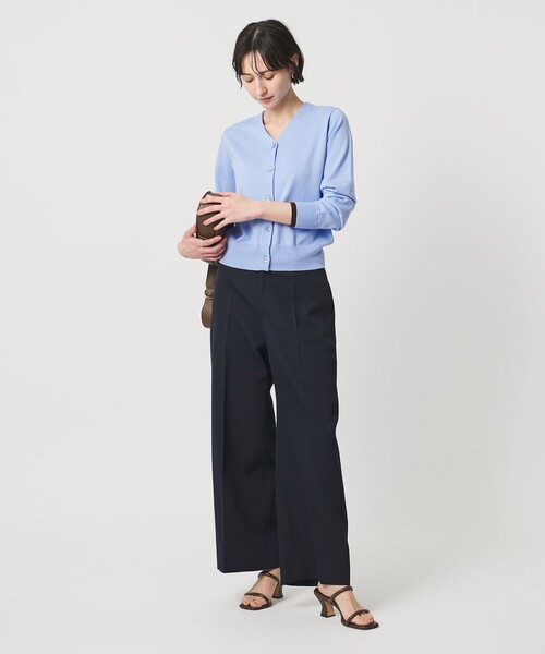 UNITED ARROWS(ユナイテッドアローズ)の「ギャバジン パンツ(スラックス・レディース・ネイビー/ブラック・36/38/34)」の5枚目の写真