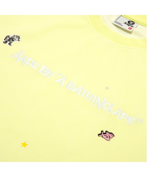 AAPE BY A BATHING APE(エーエイプバイアベイシングエイプ)の「AAPE MAIN CREW NECK SWEAT(スウェット・メンズ・ライトグリーン・SMALL/MEDIUM/X-LARGE/LARGE)」の3枚目の写真