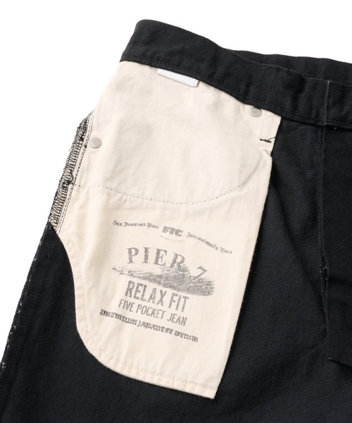 FTC（エフティーシー）の「PIER 7（デニムパンツ・メンズ・ブルー系その他/ワンウォッシュ/ブラック・X-LARGE/LARGE/MEDIUM/SMALL）」の5枚目の写真