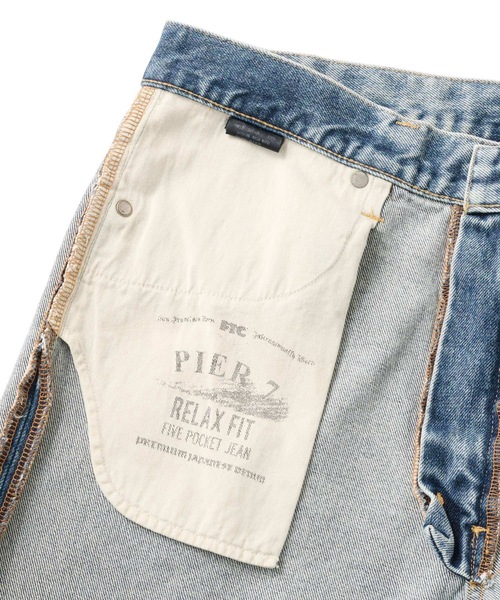 FTC（エフティーシー）の「PIER 7（デニムパンツ・メンズ・ブルー系その他/ワンウォッシュ/ブラック・X-LARGE/LARGE/MEDIUM/SMALL）」の13枚目の写真
