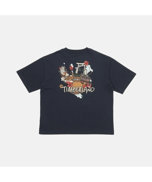 Timberland(ティンバーランド)の「FUKUOKA (福岡) シティ 半袖 Tシャツ ユニセックス(Tシャツ/カットソー・メンズ・ダークブルー・LARGE/MEDIUM/X-LARGE/SMALL)」の2枚目の写真