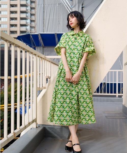 KILKI(キルキー)の「【 KILKI / キルキー 】 スワロー ワンピース 6B-D03 HDI(ワンピース・レディース・ブルー/グリーン・FREE)」の2枚目の写真