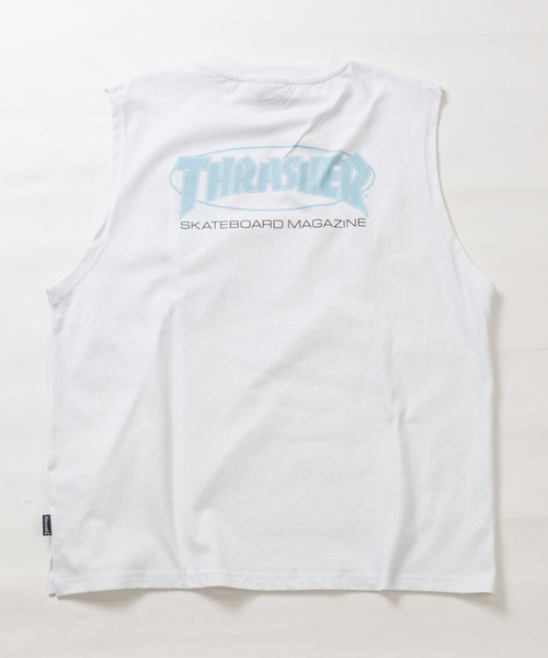 THRASHER(スラッシャー)の「【at】〔THRASHER/スラッシャー〕オーバルロゴ ヘビーウェイト ノースリーブ(タンクトップ・メンズ・ホワイト/アッシュグレー/ブラック・X-LARGE/LARGE/MEDIUM)」の10枚目の写真