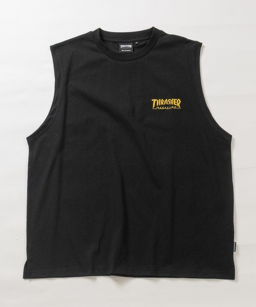 THRASHER(スラッシャー)の「【at】〔THRASHER/スラッシャー〕オーバルロゴ ヘビーウェイト ノースリーブ(タンクトップ・メンズ・ホワイト/アッシュグレー/ブラック・X-LARGE/LARGE/MEDIUM)」の12枚目の写真
