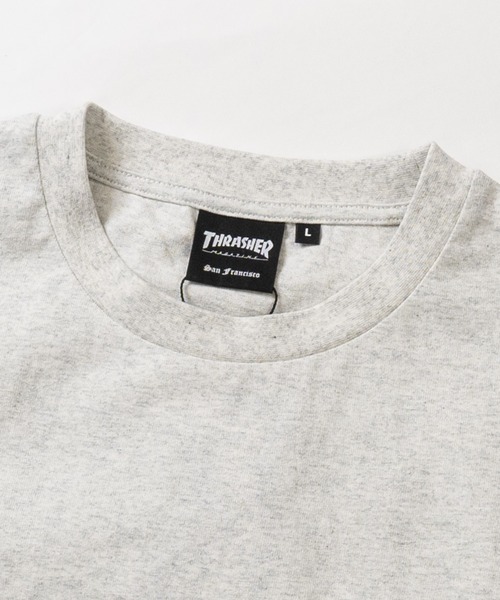 THRASHER(スラッシャー)の「【at】〔THRASHER/スラッシャー〕オーバルロゴ ヘビーウェイト ノースリーブ(タンクトップ・メンズ・ホワイト/アッシュグレー/ブラック・X-LARGE/LARGE/MEDIUM)」の4枚目の写真