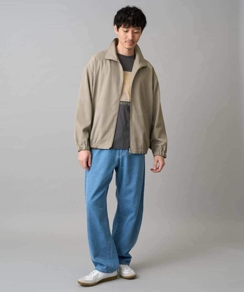 a.v.v(アーヴェヴェ)の「フォトグラファーコラボ ワイドシルエットカットソー(Tシャツ/カットソー・メンズ・ホワイト/チャコールグレー・46/48/50)」の10枚目の写真