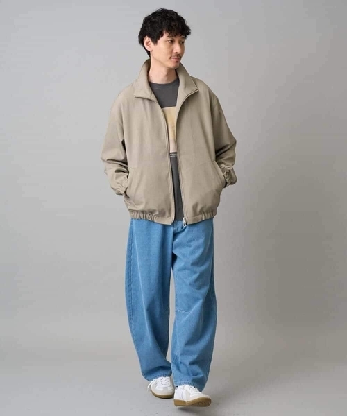 a.v.v(アーヴェヴェ)の「フォトグラファーコラボ ワイドシルエットカットソー(Tシャツ/カットソー・メンズ・ホワイト/チャコールグレー・46/48/50)」の12枚目の写真
