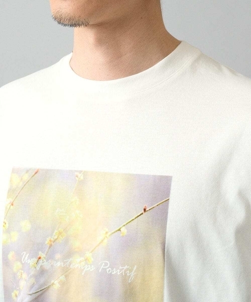 a.v.v(アーヴェヴェ)の「フォトグラファーコラボ ワイドシルエットカットソー(Tシャツ/カットソー・メンズ・ホワイト/チャコールグレー・46/48/50)」の18枚目の写真