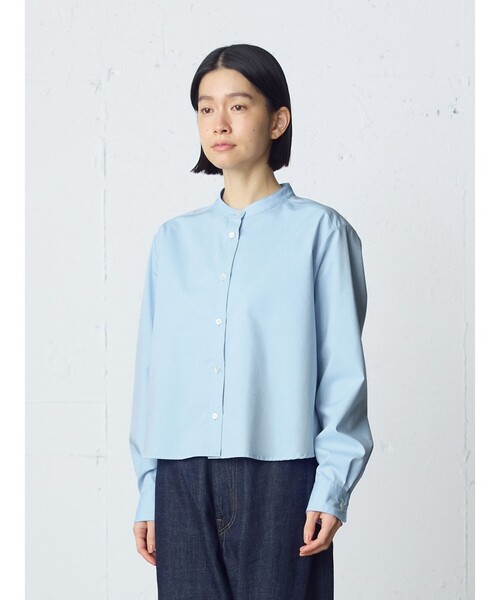 MidiUmi（ミディウミ）の「MidiUmi パターンショートシャツ（シャツ/ブラウス・レディース・ブルー系その他2/ブルー/グリーン/ピンク系その他2・FREE）」の10枚目の写真