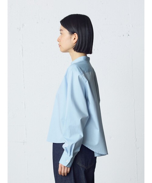 MidiUmi（ミディウミ）の「MidiUmi パターンショートシャツ（シャツ/ブラウス・レディース・ブルー系その他2/ブルー/グリーン/ピンク系その他2・FREE）」の11枚目の写真
