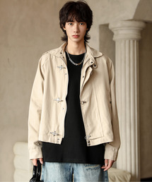 EFFECTION（エフェクション）の「【neos】ルーズシルエット ショート丈 ファイヤーマン ジップ ブルゾン（ブルゾン）」