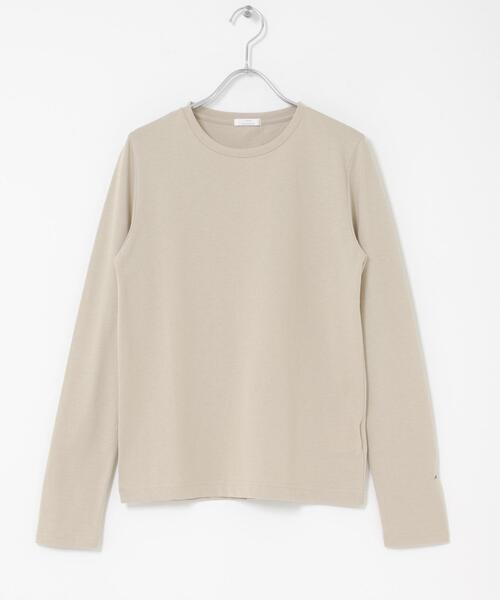 ITEMS URBANRESEARCH（アイテムズ アーバンリサーチ）の「ワンポイント刺シュウロンTシャツ（Tシャツ/カットソー・レディース・ピンク/オフホワイト/ブラウン/ベージュ・FREE）」の15枚目の写真