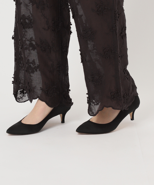 Spick & Span（スピックアンドスパン）の「crinkle crinkle crinkle sheer cotton 3D embroidery easy（その他パンツ・レディース・ブラック/ホワイト・FREE）」の20枚目の写真