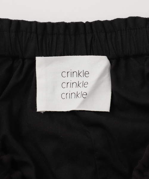 Spick & Span（スピックアンドスパン）の「crinkle crinkle crinkle sheer cotton 3D embroidery easy（その他パンツ・レディース・ブラック/ホワイト・FREE）」の21枚目の写真