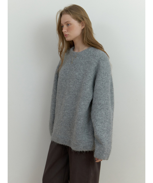 THEMITTEN(ザ・ミトン)の「Vert overfit knit (gray)(ニット/セーター・レディース・その他・FREE)」の5枚目の写真