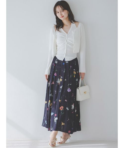 SNIDEL（スナイデル）の「ホルターキャミ&カーデアンサンブル（カーディガン/ボレロ・レディース・ミント/ホワイト/グレー・F）」の7枚目の写真