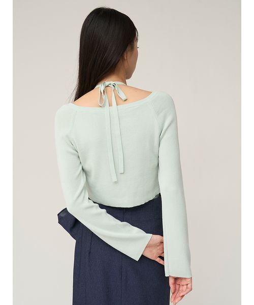 SNIDEL（スナイデル）の「ホルターキャミ&カーデアンサンブル（カーディガン/ボレロ・レディース・ミント/ホワイト/グレー・F）」の15枚目の写真