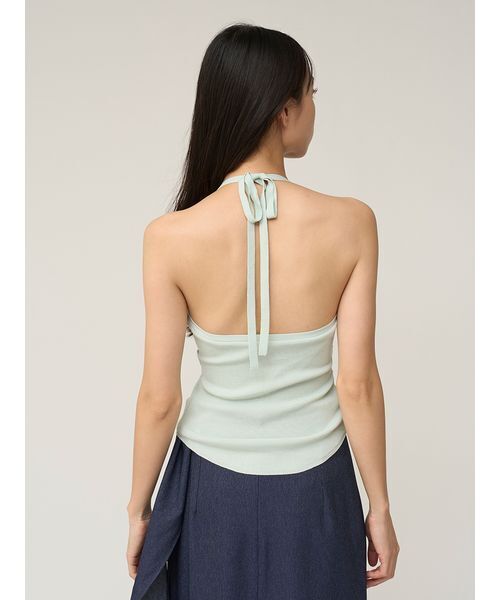 SNIDEL（スナイデル）の「ホルターキャミ&カーデアンサンブル（カーディガン/ボレロ・レディース・ミント/ホワイト/グレー・F）」の21枚目の写真