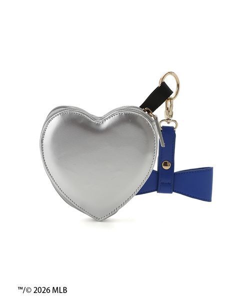 SNIDEL（スナイデル）の「【MLB】チームロゴハートポーチチャーム（キーケース/キーアクセサリー・レディース・シルバー/グレー/グリーン・F）」の12枚目の写真