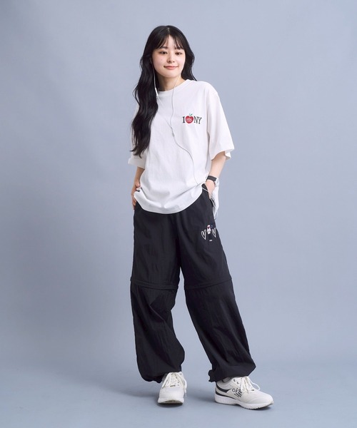 kaoyorinakami(カオヨリナカミ)の「I LOVE NY TEE / アイラブニューヨークTシャツ(Tシャツ/カットソー・メンズ・ブラック/ホワイト・X-LARGE/LARGE/MEDIUM/SMALL)」の3枚目の写真