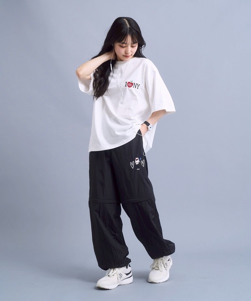 kaoyorinakami(カオヨリナカミ)の「I LOVE NY TEE / アイラブニューヨークTシャツ(Tシャツ/カットソー・メンズ・ブラック/ホワイト・X-LARGE/LARGE/MEDIUM/SMALL)」の4枚目の写真