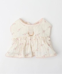 moncheri | 花柄フリルトップス風ハーネス+リードSET【保冷剤対応】(リード/ハーネス/首輪)