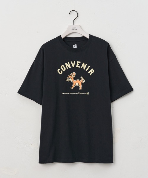 COLONY 2139(コロニートゥーワンスリーナイン)の「ConVenir / バンビカレッジプリントTEE(Tシャツ/カットソー・メンズ・ネイビー/ホワイト/ブラック・LARGE/MEDIUM)」の3枚目の写真