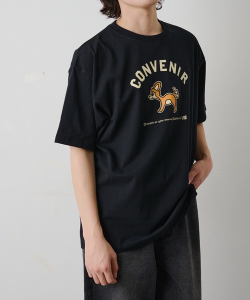 COLONY 2139(コロニートゥーワンスリーナイン)の「ConVenir / バンビカレッジプリントTEE(Tシャツ/カットソー・メンズ・ネイビー/ホワイト/ブラック・LARGE/MEDIUM)」の6枚目の写真