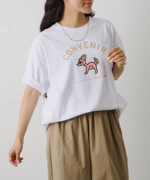 COLONY 2139(コロニートゥーワンスリーナイン)の「ConVenir / バンビカレッジプリントTEE(Tシャツ/カットソー・メンズ・ネイビー/ホワイト/ブラック・LARGE/MEDIUM)」の13枚目の写真