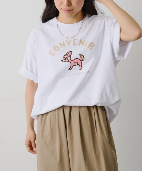 COLONY 2139(コロニートゥーワンスリーナイン)の「ConVenir / バンビカレッジプリントTEE(Tシャツ/カットソー・メンズ・ネイビー/ホワイト/ブラック・LARGE/MEDIUM)」の11枚目の写真