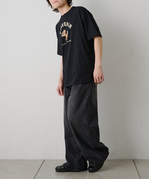 COLONY 2139(コロニートゥーワンスリーナイン)の「ConVenir / バンビカレッジプリントTEE(Tシャツ/カットソー・メンズ・ネイビー/ホワイト/ブラック・LARGE/MEDIUM)」の8枚目の写真