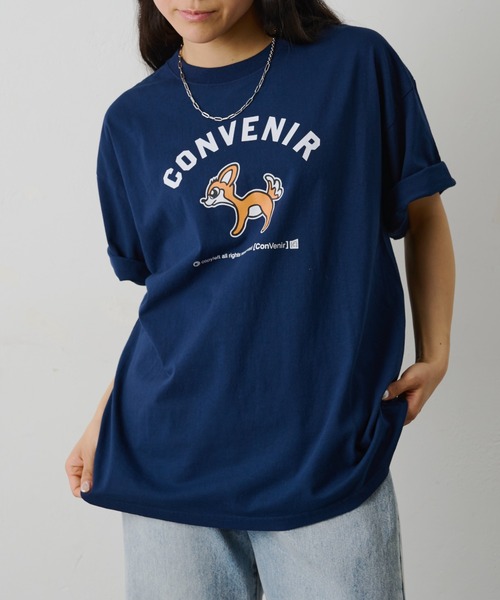 COLONY 2139(コロニートゥーワンスリーナイン)の「ConVenir / バンビカレッジプリントTEE(Tシャツ/カットソー・メンズ・ネイビー/ホワイト/ブラック・LARGE/MEDIUM)」の18枚目の写真