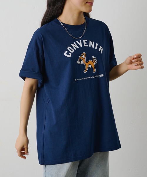 COLONY 2139(コロニートゥーワンスリーナイン)の「ConVenir / バンビカレッジプリントTEE(Tシャツ/カットソー・メンズ・ネイビー/ホワイト/ブラック・LARGE/MEDIUM)」の20枚目の写真