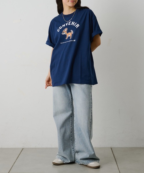 COLONY 2139(コロニートゥーワンスリーナイン)の「ConVenir / バンビカレッジプリントTEE(Tシャツ/カットソー・メンズ・ネイビー/ホワイト/ブラック・LARGE/MEDIUM)」の21枚目の写真