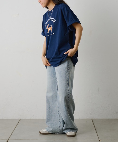 COLONY 2139(コロニートゥーワンスリーナイン)の「ConVenir / バンビカレッジプリントTEE(Tシャツ/カットソー・メンズ・ネイビー/ホワイト/ブラック・LARGE/MEDIUM)」の22枚目の写真