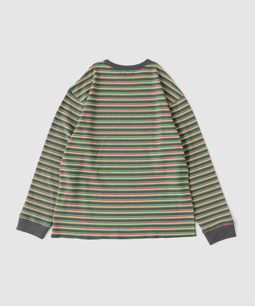 WOKE EDGE(ウォークエッジ)の「WOKE EDGE / ウォークエッジ GLIT BORDER THERMAL(Tシャツ/カットソー・メンズ・その他・X-LARGE/LARGE/MEDIUM)」の2枚目の写真