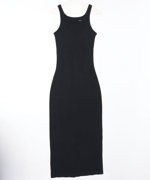 ROYAL FLASH(ロイヤルフラッシュ)の「determ/ デターム/Collagen Ribbed Open-Back Tank Dress(ワンピース・レディース・ブラック/グレー・S/XS)」の8枚目の写真