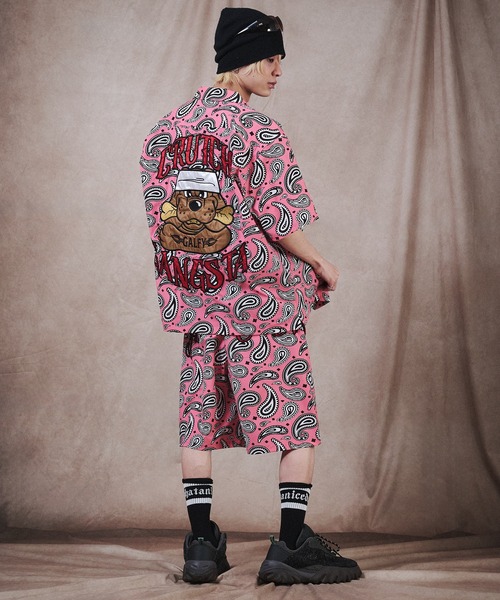 GALFY(ガルフィー)の「GALFY-俺らホ~ミ~SETUP(セットアップ・メンズ・ブルー/ブラック/ピンク・L/XL)」の18枚目の写真