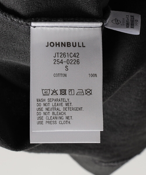 Johnbull(ジョンブル)の「JOHNBULL/ジョンブル MICKEY MOUSE Embroidery フロント 刺繍 半袖 Tシャツ / JT261C42 / ミッキーマウス(Tシャツ/カットソー・レディース・チャコールグレー/ホワイト・SMALL)」の6枚目の写真