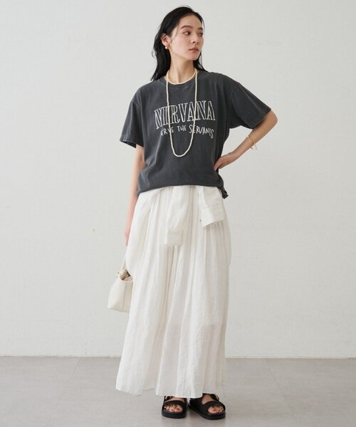 LOUNGEDRESS(ラウンジドレス)の「【GOOD ROCK SPEED】NIRVANA T(Tシャツ/カットソー・レディース・ブラック・FREE)」の3枚目の写真
