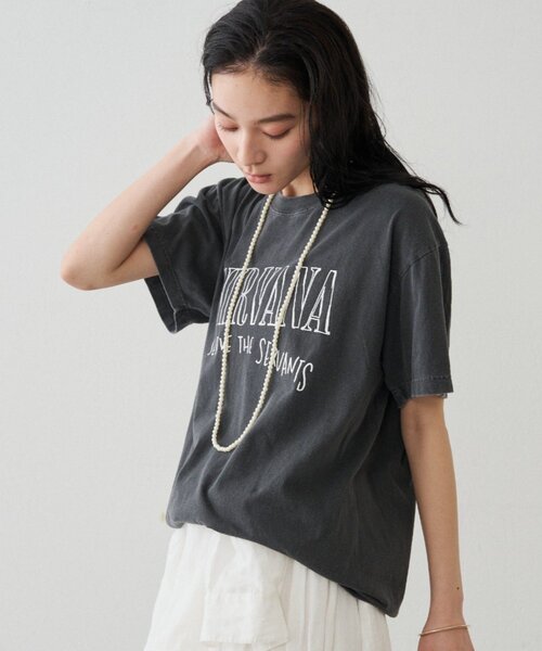 LOUNGEDRESS(ラウンジドレス)の「【GOOD ROCK SPEED】NIRVANA T(Tシャツ/カットソー・レディース・ブラック・FREE)」の9枚目の写真