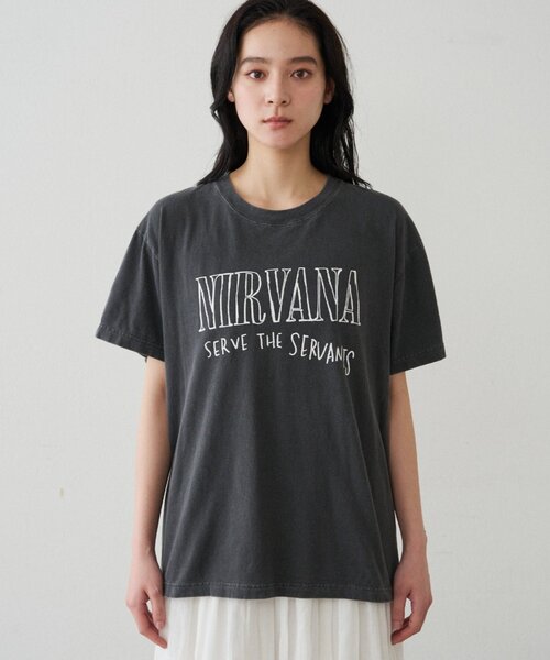 LOUNGEDRESS(ラウンジドレス)の「【GOOD ROCK SPEED】NIRVANA T(Tシャツ/カットソー・レディース・ブラック・FREE)」の11枚目の写真