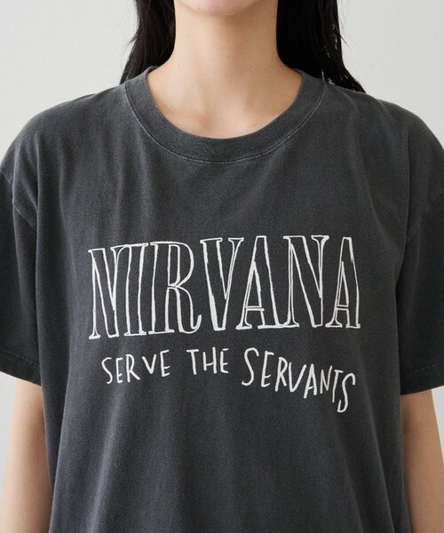 LOUNGEDRESS(ラウンジドレス)の「【GOOD ROCK SPEED】NIRVANA T(Tシャツ/カットソー・レディース・ブラック・FREE)」の14枚目の写真