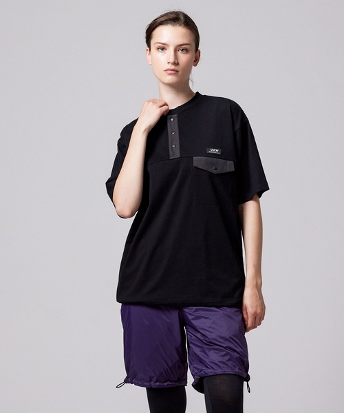 TAION（タイオン）の「【TAION(タイオン)】〈ユニセックス〉ノンダウン マウンテン ヘンリーネック ポケット Tシャツ（Tシャツ/カットソー・メンズ・ホワイト/ブラック系その他7/マスタード/ダークネイビー/その他6/ダークオリーブ/ダークパープル/カーキ/ダークグリーン・2XL/M/S/XL/L/3XL）」の21枚目の写真