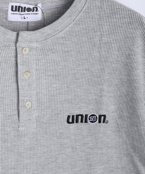 76(セブンティシックス)の「76 / ナナロク ワッフル ヘンリーネック 半袖Tシャツ ワンポイント刺繍(Tシャツ/カットソー・メンズ・オフホワイト/杢グレー/ブラック・L/M)」の6枚目の写真