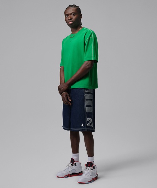 JORDAN BRAND(ジョーダンブランド)の「JORDAN BRAND M J FLT HVYWT SS TOP / ジョーダン ブランド ジョーダン FLT HVYWT ショートスリーブ トップ / NIKE【SP】(Tシャツ/カットソー・メンズ・グリーン/レッド/ブラック/ホワイト・S/M/L/XL/XXL)」の6枚目の写真
