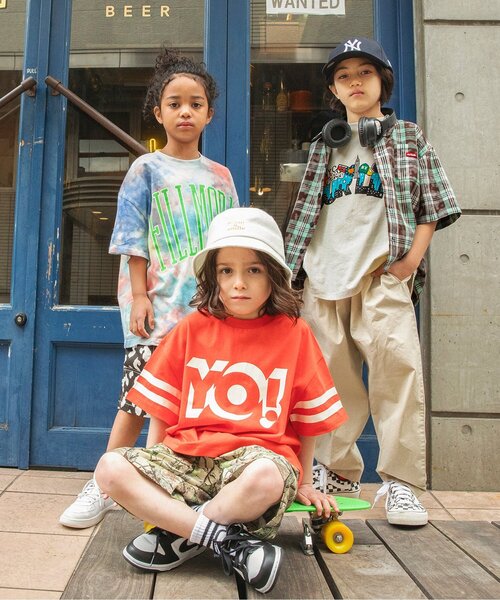 BREEZE（ブリーズ）の「B NEWJACK ケミカルプリントチェックシャツ（シャツ/ブラウス・キッズ・ミント/レッド・90/100/110/120/130/140/150/160）」の6枚目の写真