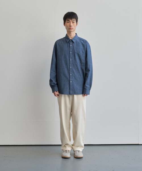 HORLISUN(ホーリーサン)の「Maili Denim Check Shirt Navy(シャツ/ブラウス・レディース・その他・SMALL/MEDIUM/LARGE)」の7枚目の写真